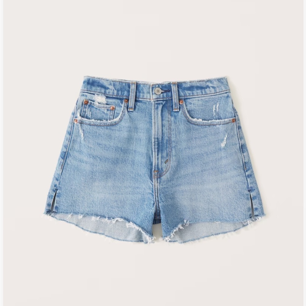 High rise mom short